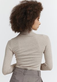 ICHI Pullover - doeskin melange