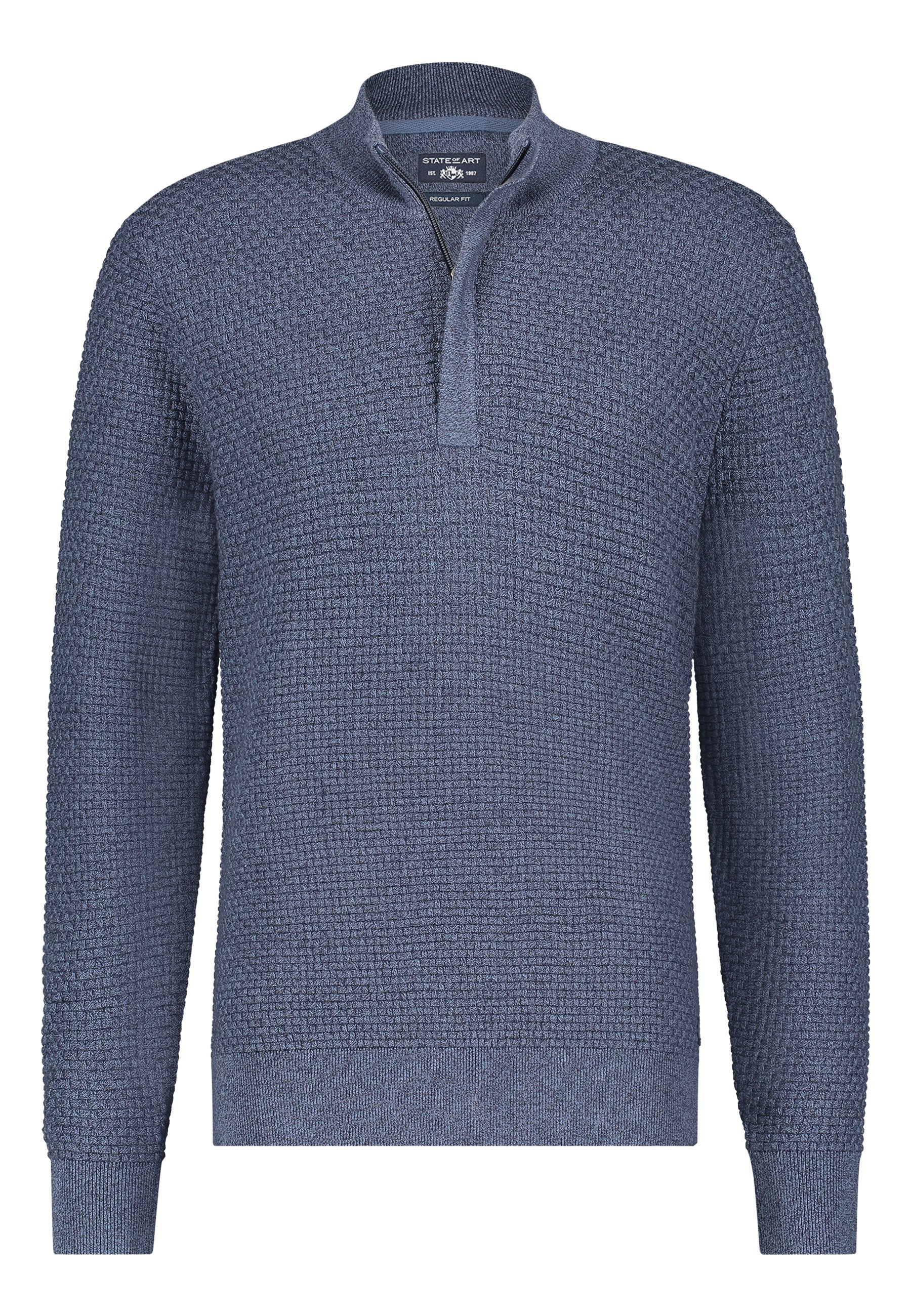 State of Art Trui midnightgrey blueGrijs denimgreydenim State of Art Trui midnightgrey blueGrijs denimgreydenim