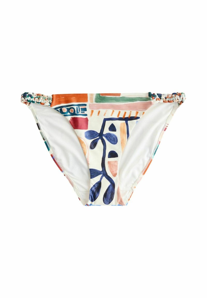 Next Braguita de bikini - rust red/cream abstract/beige - Zalando.es