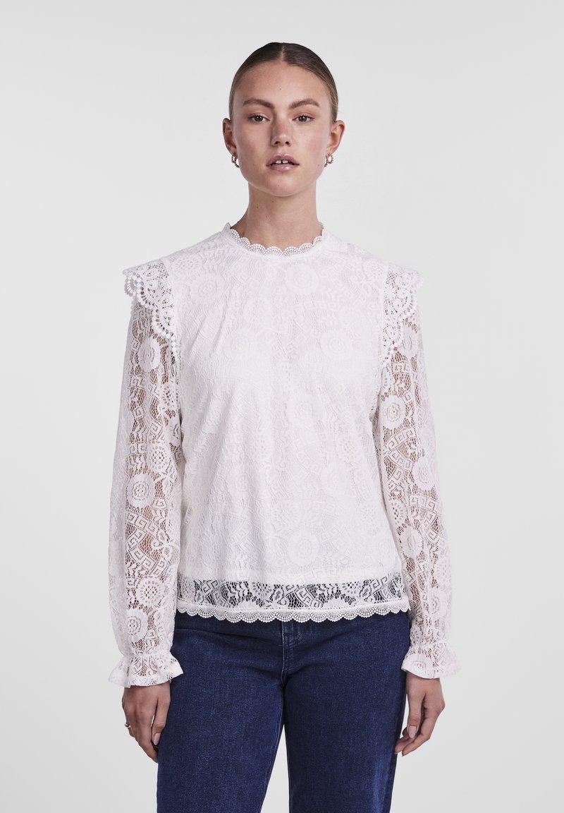 PIECES dam blus PCSIMINA - Cloud Dancer main image 1