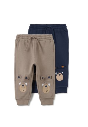 TWO-PACK WITH TEDDY BEARS  - Pantalones - blue beige