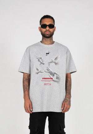 FREEDOM - T-Shirt print - grey