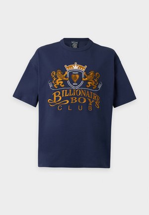 Billionaire Boys Club CREST LOGO - T-Shirt print - navy