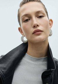 Mango Langærmet T-shirt - light grey