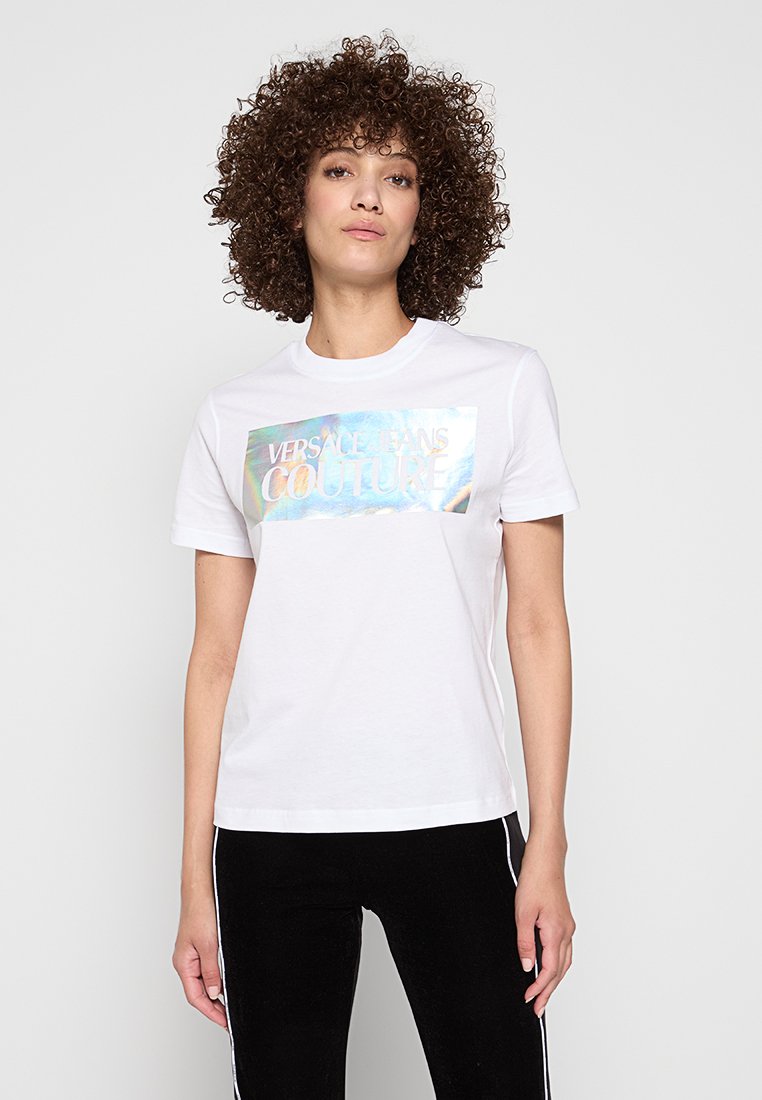 Versace Jeans Couture T-shirt print wit Versace Jeans Couture T-shirt print wit