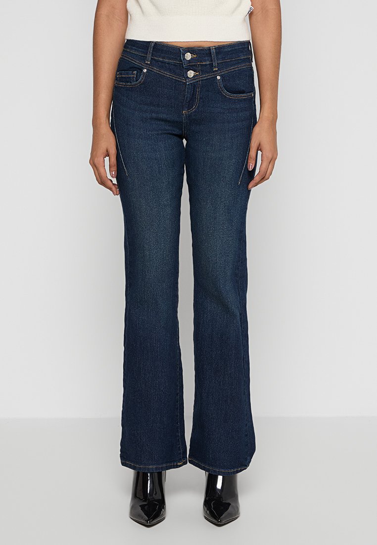Only Flared Jeans donkerblauw