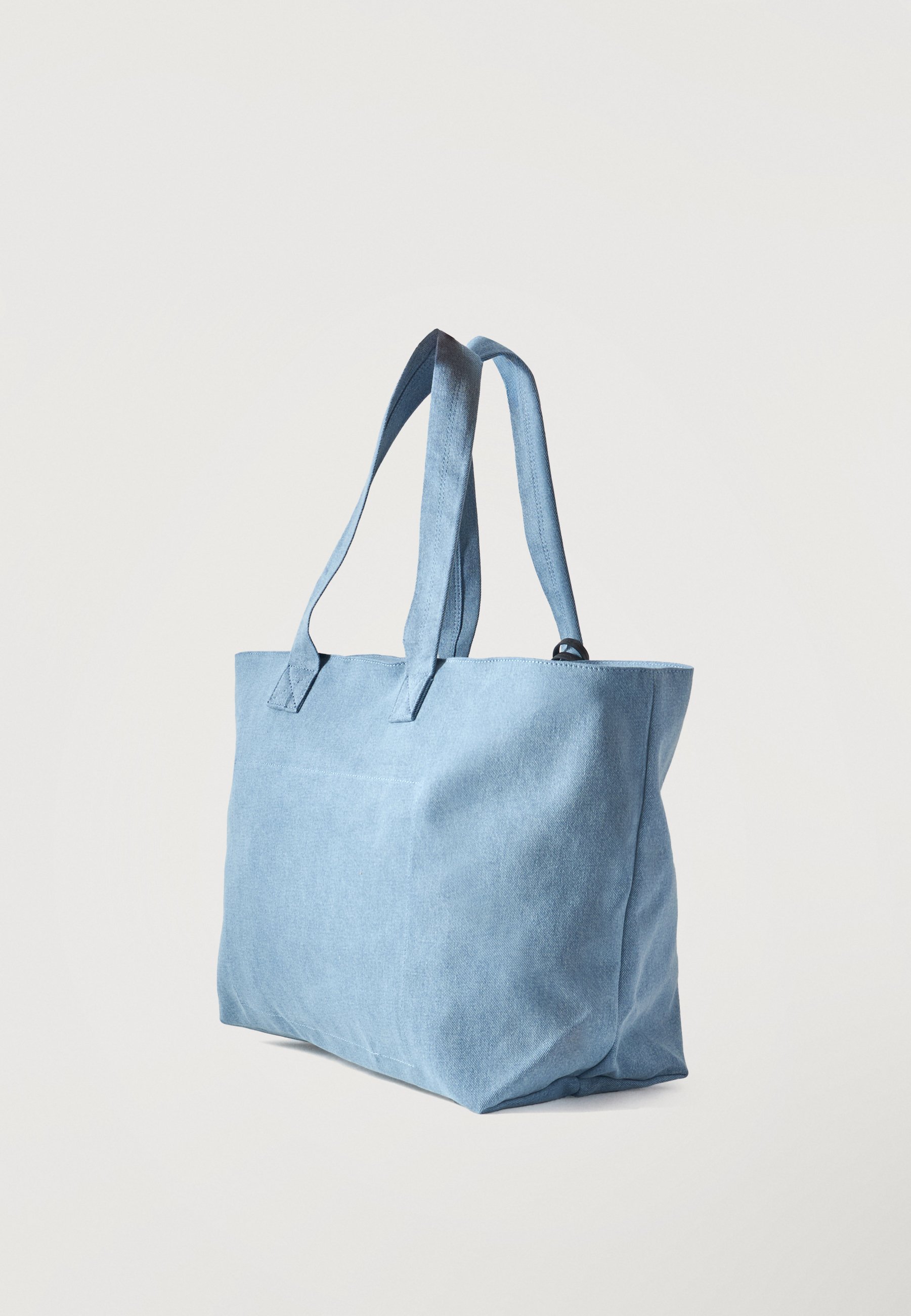 Lacoste UNISEX - Tote bag - light blue/light-blue denim - Zalando