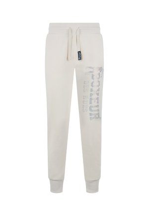 Boxeur Des Rues, BOXEUR DES RUES JOGGINGHOSE RHINESTONE REGULAR - Pantaloni sportivi - white ivory-