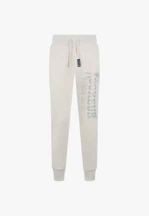 Boxeur Des Rues, BOXEUR DES RUES JOGGINGHOSE RHINESTONE REGULAR - Trainingsbroek - white ivory-