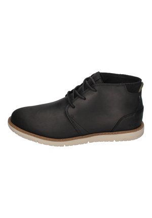 Schnürstiefelette - black