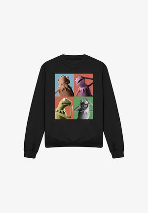 Disney, THE MUPPETS KERMIT THE FROG POSES - Sweatshirt - black