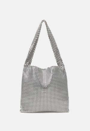 Rabanne PIXEL HOBO - Borsa a mano - silver-coloured