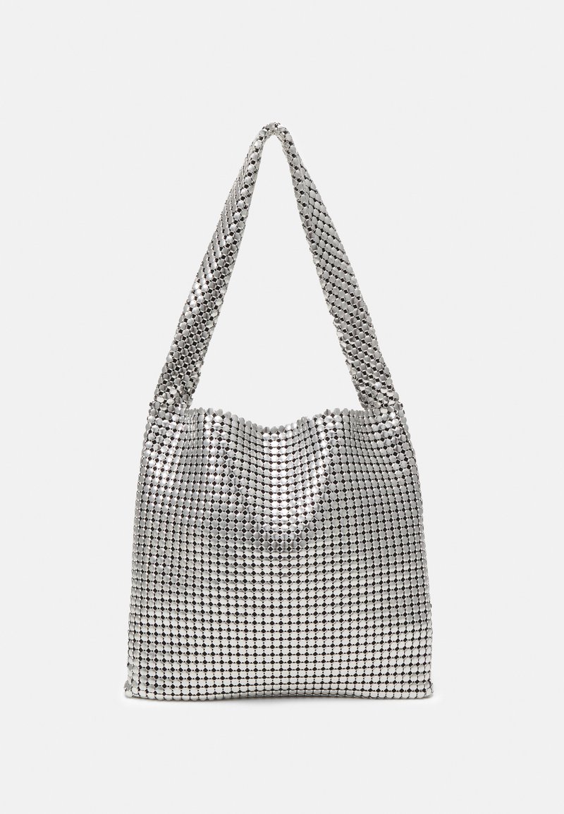 Rabanne PIXEL HOBO - Borsa a mano - silver-coloured