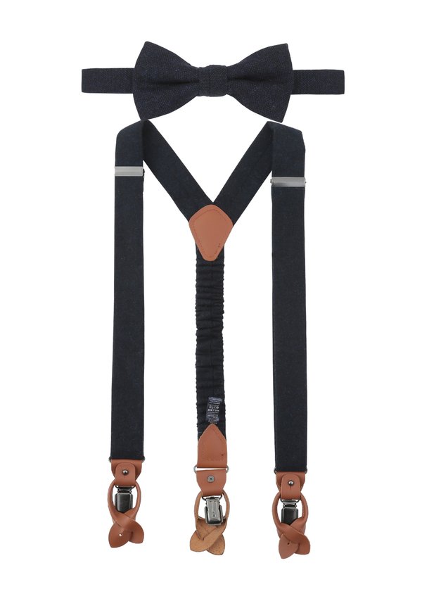 PRINCE BOWTIE HOSENTR�GER SET - Fliege - marine