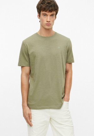 s.Oliver, T-SHIRT - T-Shirt basic - tannengrün