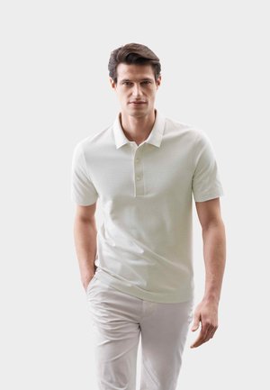PURE SUPIMA TEXTURED  - Polo - pale opaline