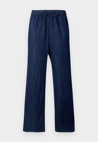 ONLAMARI TIZANA LOOSE PULL UP PANTS - Ravne kavbojke - blue denim