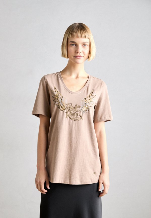 TEE - Print T-shirt - pine bark