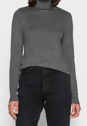 Stickad tröja - grey