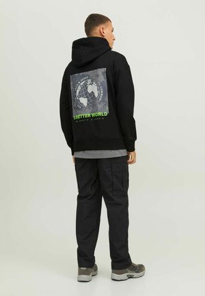 Kapuzenpullover - black