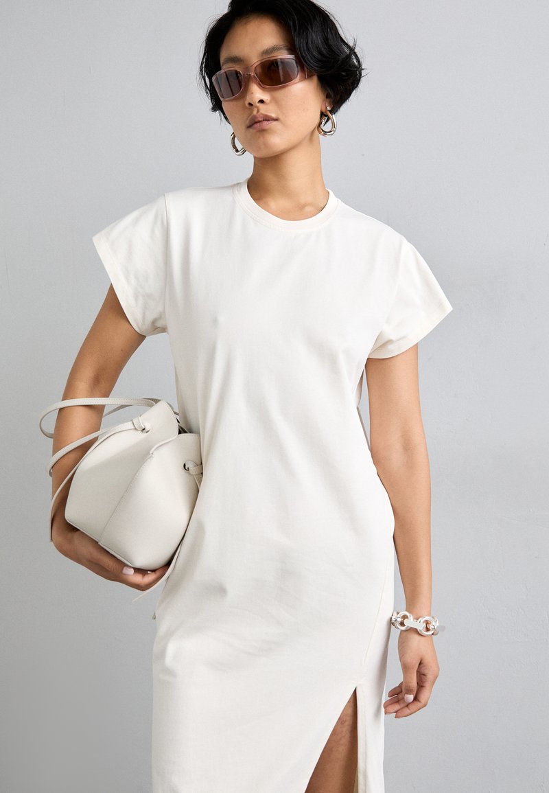 Iro LITONYA - Jersey dress - cloudy white/off-white - Zalando