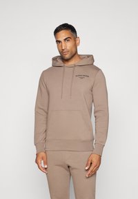 Björn Borg ESSENTIAL HOODIE - Mikina s kapucňou - walnut
