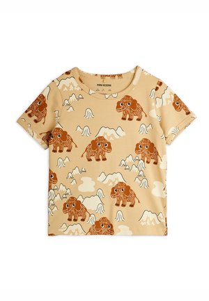 MAMMOTH TEE UNISEX - Camiseta estampada - beige