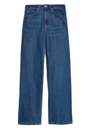 Marks & Spencer WIDE - Flared Jeans - medium indigo