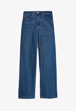 Marks & Spencer WIDE - Flared Jeans - medium indigo