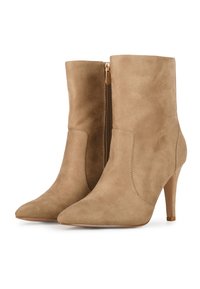 Posh by Poelman TAVERNE MET HAK - Stivaletti con tacco - sand