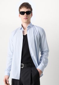 Calvin Klein STRIPE SLIM - Επίσημο πουκάμισο - vista blue