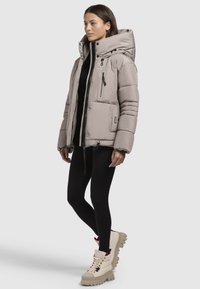 khujo PEEKE SET - Winterjas - graubeige