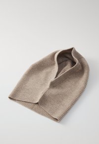 KNITID CASHMERE CLASSIC BALACLAVA UNISEX - Σκούφος - organic light brown