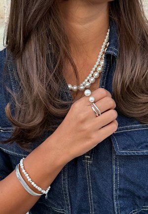 RIO DOUBLE PEARL - Ring - s white