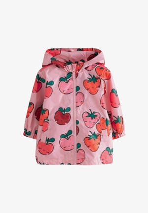 SHOWER RESISTANT PRINTED CAGOULE - Vandeniui atspari striukė - red pink