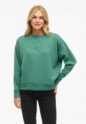 VIREFLECT RUNDHALS - Sweatshirt - bottle green