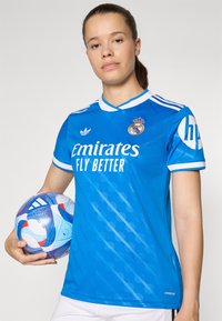 adidas Performance REAL MADRID THIRD WOMEN - Futbola krekls - bluebird