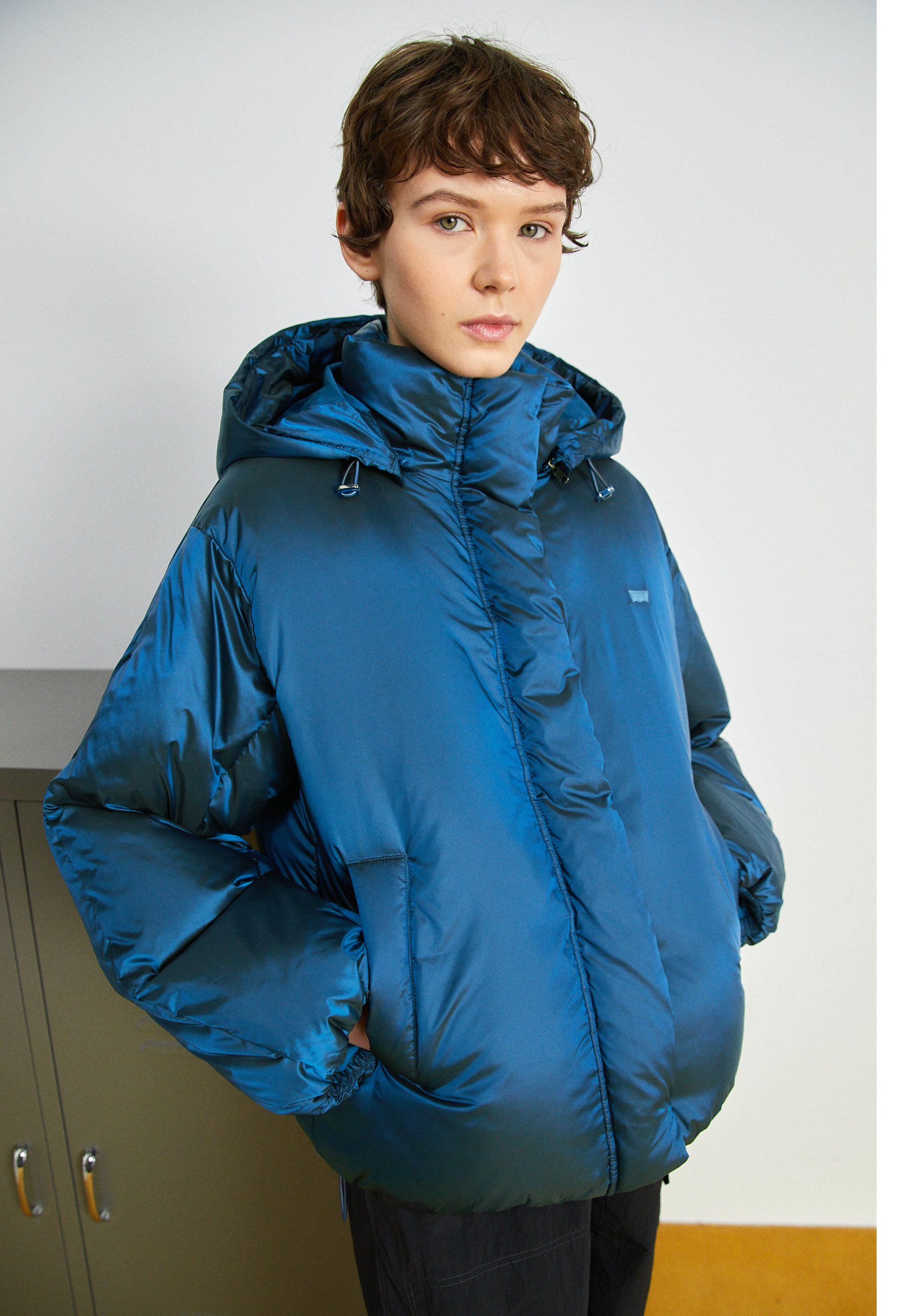 Levi's Men's Bubble Puffer Jacket – Insulated Quilted Coat With Stand Collar & Snap Pockets