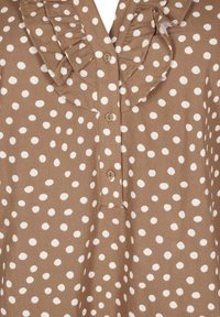 Zizzi Blúzka - coca mocha dot