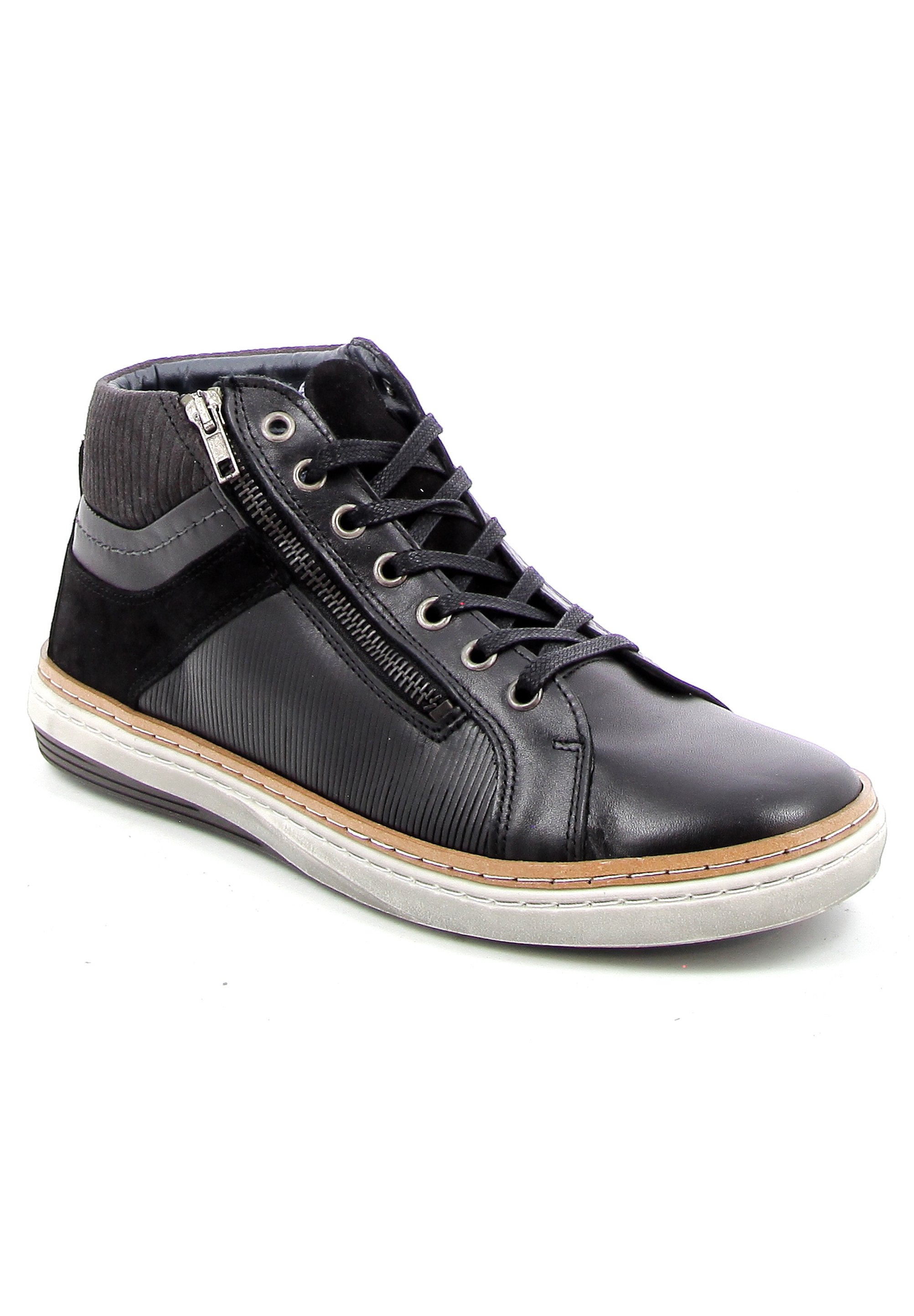 Hush Puppies France WAIVEN - Sneakers hoog - black/Zwart - Zalando.be