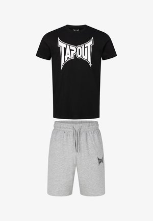 Tapout, SET NORMALE PASSFORM WALKER - Verryttelyhousut - black marl grey