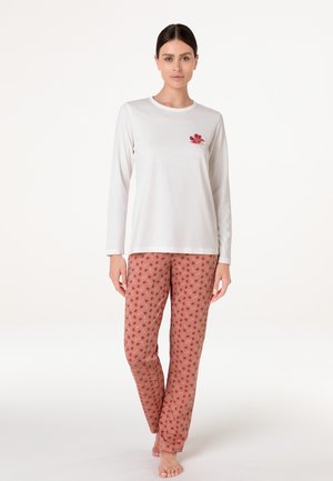 SET - Pigiama - bianco latte con stampa