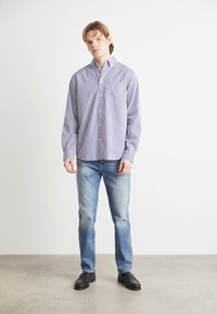 Les Deux KENT SHIRT - Πουκάμισο - white/surf blue
