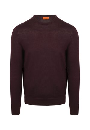 Strickpullover - bordeaux rood