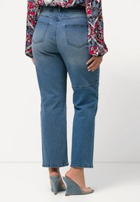 Ulla Popken Džíny Straight Fit - blue denim
