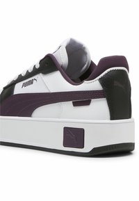 Puma CARINA STREET - Sneakers basse - white/midnight plum/black
