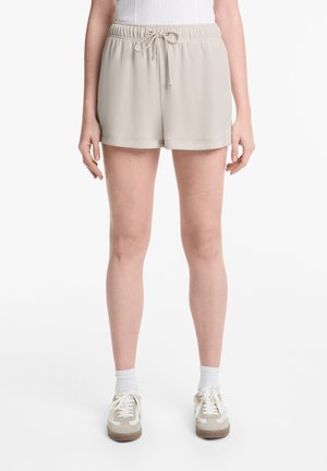 OYSHO SOFT-TOUCH - Tracksuit bottoms - beige