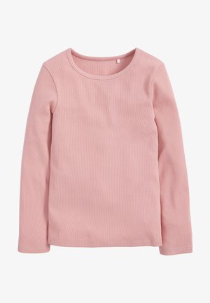 Top s dlhým rukávom - pink