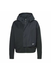 Reebok Felpa con cappuccio - black