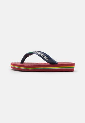Havaianas HAVAIANAS FLIP FLOP BRASIL LOGO - Infradito da bagno - red, blue